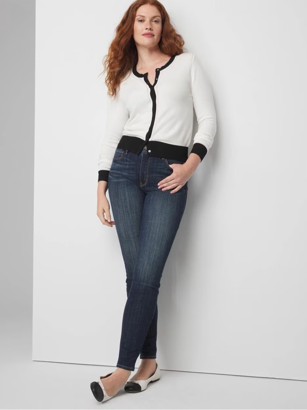 WHBM High-Rise Everyday Soft Skinny Ankle Jeans